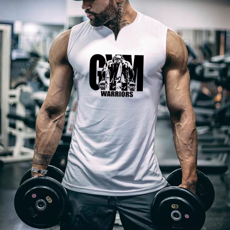 Tank Top Muscle - ฤดูร้อน V คอเสื้อเสื้อผ้าการบีบอัดเสื้อแขนกุดฟิตเนสกล้ามเนื้อ Mens Tank Top