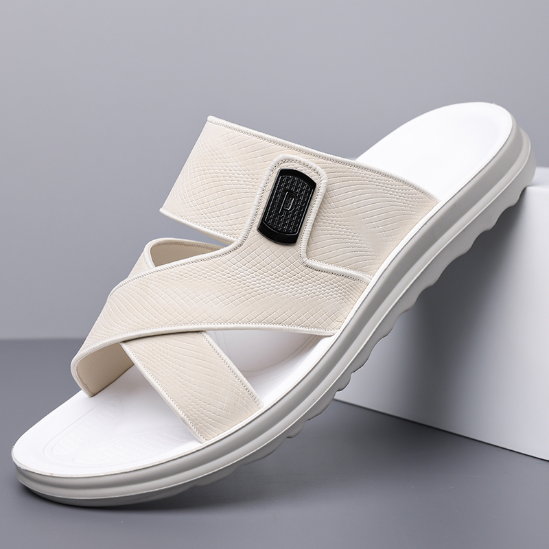 Espadrille Slip On - รองเท้าแตะผู้ชายแบบสวมใส่สบาย ระบายอากาศได้ดี เหมาะสำหรับขับรถกลางแจ้ง พื้นรองเท้านุ่มกันลื่น รองเท้าชายหาด-9026