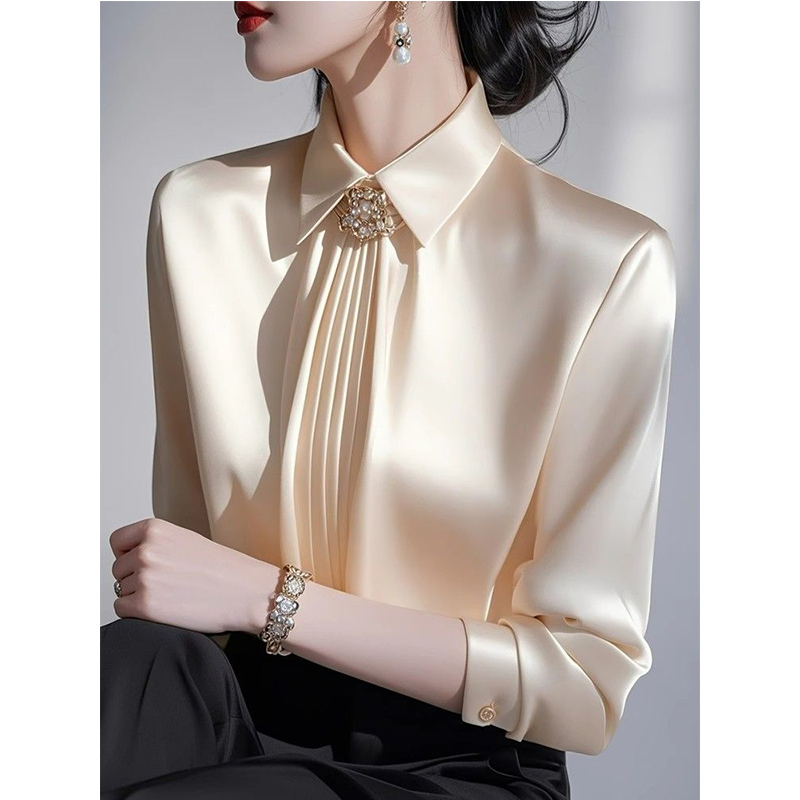 2025 ฤดูใบไม้ผลิใหม่อารมณ์ซาติ - Shirt Camp Collar บทวิจารณ์และราคา