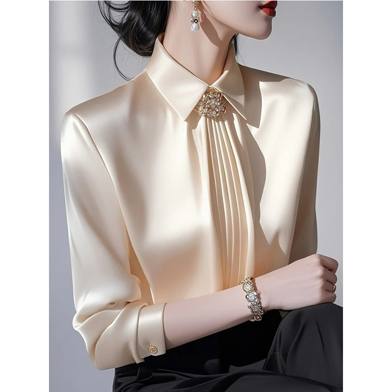 2025 ฤดูใบไม้ผลิใหม่อารมณ์ซาติ - Shirt Camp Collar บทวิจารณ์และราคา