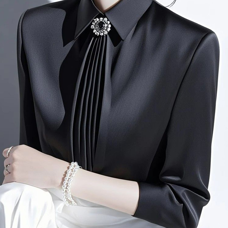 2025 ฤดูใบไม้ผลิใหม่อารมณ์ซาติ - Shirt Camp Collar บทวิจารณ์และราคา