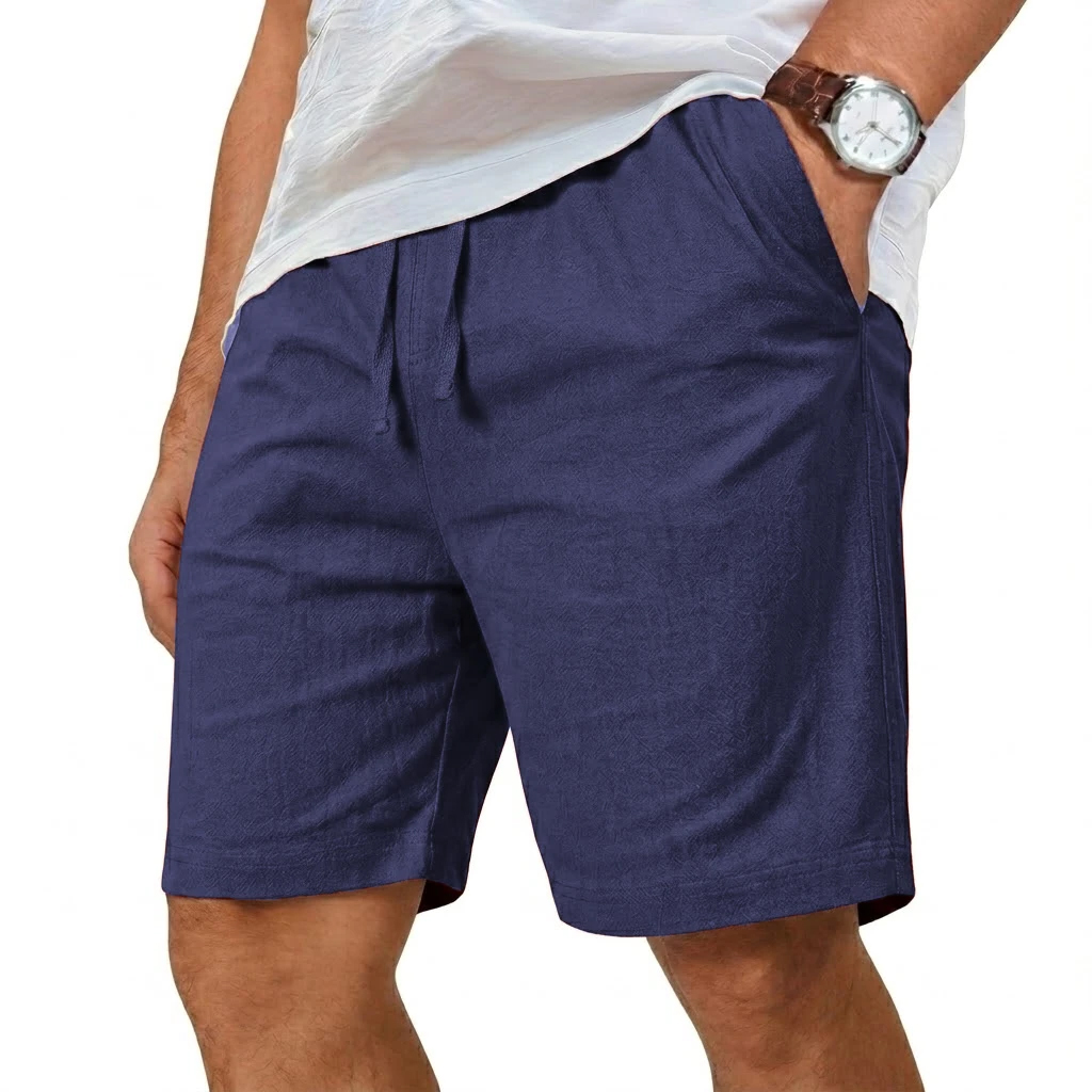 กางเกงขาสั้นผ้าฝ้ายลินินขนาดให - Short Linen Drawstring บทวิจารณ์และราคา